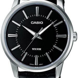 Casio Herrklocka MTP-1303PL-1A Svart/Läder Ø40 mm