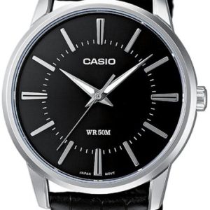 Casio Herrklocka MTP-1303PL-1AVEG Collection Svart/Läder Ø40 mm