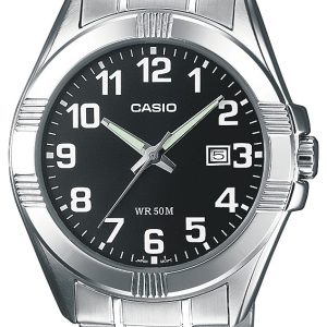 Casio Herrklocka MTP-1308PD-1BVEF Collection Svart/Stål Ø48 mm