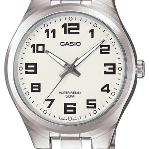 Casio Herrklocka MTP-1310PD-7BVEF Collection Vit/Stål Ø39 mm