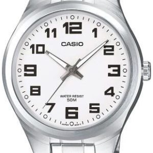 Casio Herrklocka MTP-1310PD-7BVEG Collection Vit/Stål Ø40 mm