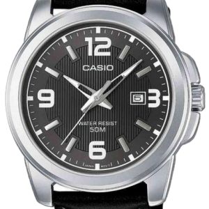 Casio Herrklocka MTP-1314PL-8AVEF Collection Svart/Läder Ø50 mm