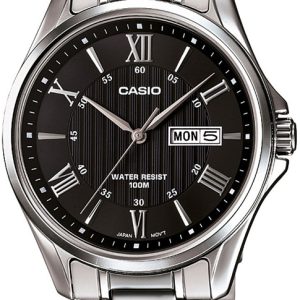 Casio Herrklocka MTP-1384D-1AVEF Collection Svart/Stål Ø41 mm