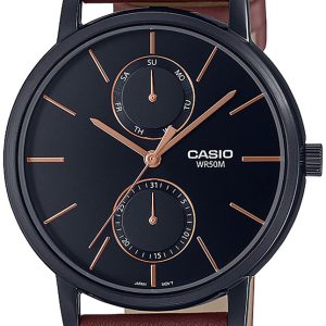 Casio Herrklocka MTP-B310BL-5AVEF Collection Svart/Läder Ø41 mm