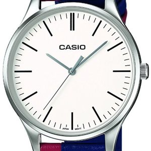 Casio Herrklocka MTP-E133L-2EEF Collection Vit/Läder Ø46 mm