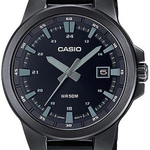 Casio Herrklocka MTP-E173B-1AVEF Collection Svart/Stål Ø41.5 mm