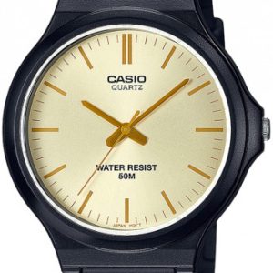 Casio Herrklocka MW-240-9E3VEF Quartz Gulguldstonad/Resinplast Ø43.6