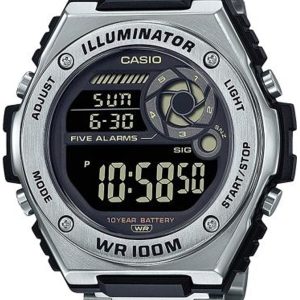 Casio Herrklocka MWD-100HD-1BVEF Collection LCD/Stål Ø49.6 mm