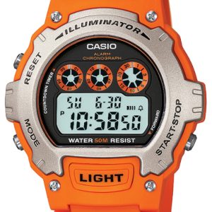 Casio Herrklocka W-214H-4AVEF Collection LCD/Resinplast Ø45 mm