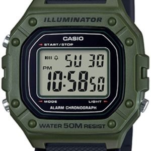 Casio Herrklocka W-218H-3AVEF Collection LCD/Resinplast