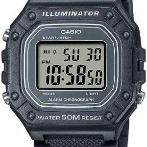 Casio Herrklocka W-218H-8AVEF Collection LCD/Resinplast