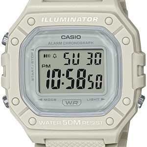 Casio Herrklocka W-218HC-8AVEF Collection LCD/Resinplast