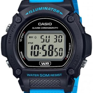 Casio Herrklocka W-219H-2A2VEF Collection LCD/Resinplast Ø47 mm