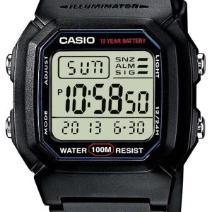 Casio Herrklocka W-800H-1AVES Collection Resinplast 44.2x36.8 mm