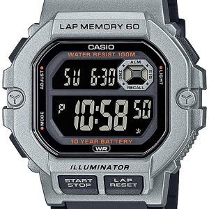 Casio Herrklocka WS-1400H-1BVEF Sport LCD/Resinplast