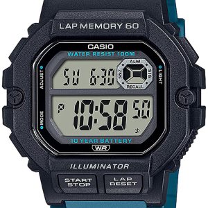 Casio Herrklocka WS-1400H-3AVEF Sport LCD/Resinplast