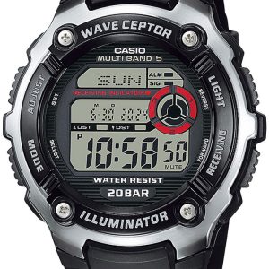 Casio Herrklocka WV-200R-1AEF Wave Ceptor LCD/Resinplast Ø47.7 mm