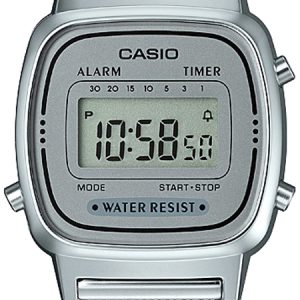 Casio LA670WEM-7EF Retro LCD/Stål