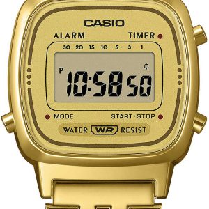 Casio LA670WETG-9AEF Vintage LCD/Gulguldtonat stål