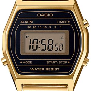 Casio LA690WEMY-1EF Retro LCD/Gulguldtonat stål