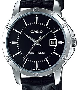 Casio LTP-V004L-1AUDF Quartz Svart/Läder