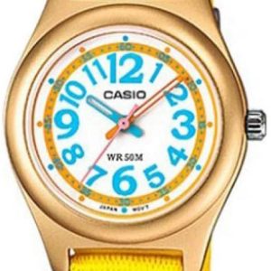 Casio LTR-19B-9B Collection Vit/Textil Ø26 mm