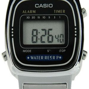 Casio Retro Damklocka LA670WA-1D LCD/Stål