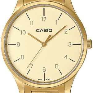 Casio Retro Damklocka LTP-E140GG-9BEF Beige/Gulguldtonat stål Ø38 mm