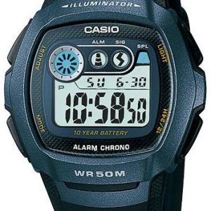 Casio Sport Herrklocka W-210-1B LCD/Resinplast