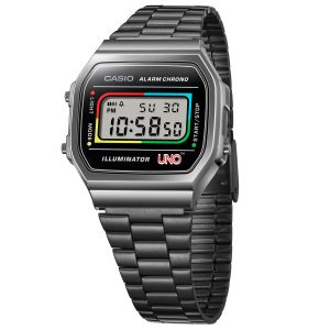 Casio Vintage Uno A168WEUC-1AER - Herr - 36 mm - Digital - Quartz - Mineralglas