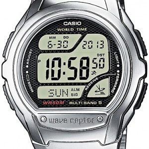 Casio Wave Ceptor Herrklocka WV-58DE-1AVEG LCD/Stål Ø44 mm