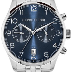 Cerruti 1881 Herrklocka CIWGK2113601 Blå/Stål Ø40 mm