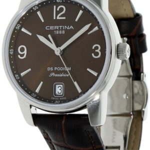 Certina Damklocka C034.210.16.297.00 DS Podium Brun/Läder Ø33 mm