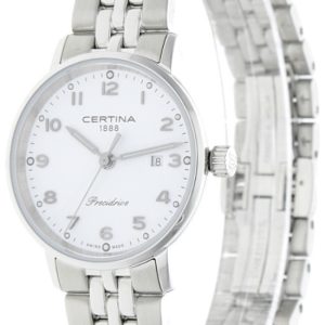 Certina Damklocka C035.210.11.012.00 Ds Caimano Vit/Stål Ø28 mm