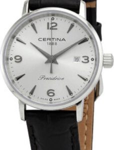 Certina Damklocka C035.210.16.037.00 Ds Caimano Silverfärgad/Läder