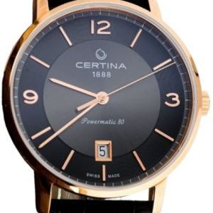 Certina Damklocka C035.407.36.087.00 DS Caimano Grå/Läder Ø39 mm