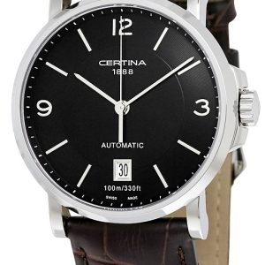 Certina Herrklocka C017.407.16.057.00 DS Caimano Gent Svart/Läder