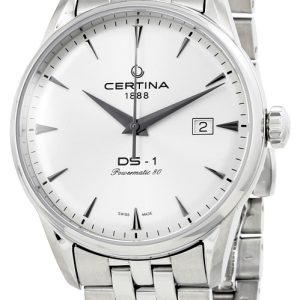 Certina Herrklocka C029.807.11.031.00 DS 1 Silverfärgad/Stål Ø40 mm