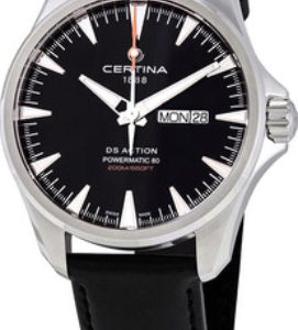 Certina Herrklocka C032.430.16.051.00 Ds Action Svart/Läder Ø41 mm