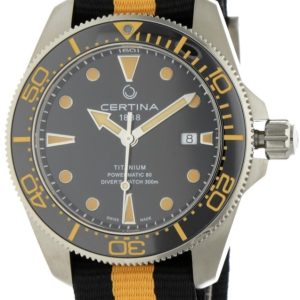 Certina Herrklocka C032.607.48.051.00 DS Action Svart/Textil Ø43 mm