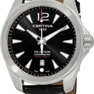 Certina Herrklocka C032.851.16.057.01 Ds Action Svart/Läder Ø41 mm