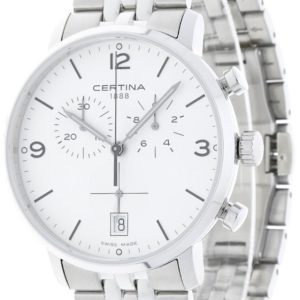 Certina Herrklocka C035.417.11.037.00 DS Caimano Vit/Stål Ø42 mm