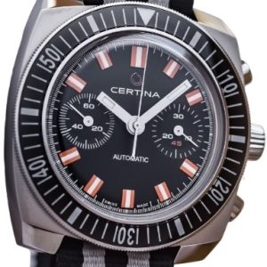 Certina Herrklocka C040.462.18.051.00 DS Chronogrpah Svart/Textil