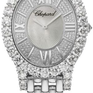 Chopard Damklocka 109422-1101 Diamond Hour Silverfärgad/18 karat