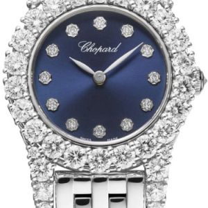 Chopard Damklocka 10A377-1002 Diamond Hour Blå/18 karat vitt guld