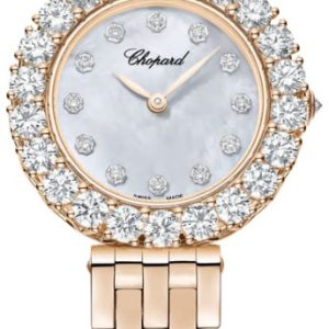 Chopard Damklocka 10A378-5601 L Heure Du Diamant Vit/18 karat