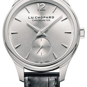 Chopard Damklocka 121968-1001 L.U.C Silverfärgad/Läder Ø35 mm