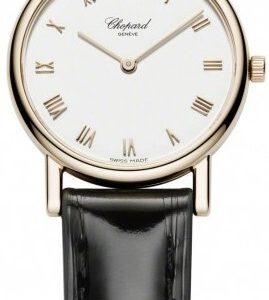 Chopard Damklocka 127387-5001 Classic Vit/Läder Ø26.5 mm