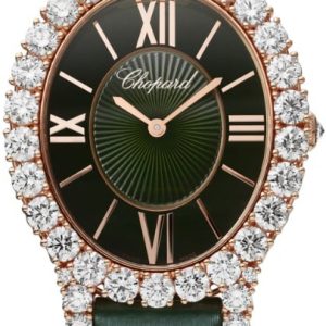 Chopard Damklocka 139383-5009 Diamond Hour Grön/Satin Ø34.1 mm