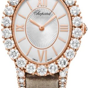 Chopard Damklocka 139384-5104 Diamond Hour Vit/Satin Ø29.4 mm